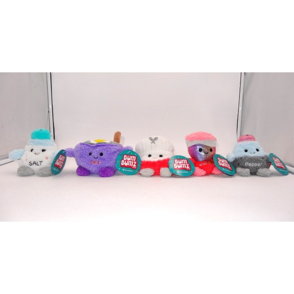Bum Bumz 4.5" Pixie Cabel Bonnie Samara Phoenix  Animal Kitchen‎ Stuff Plush Toy